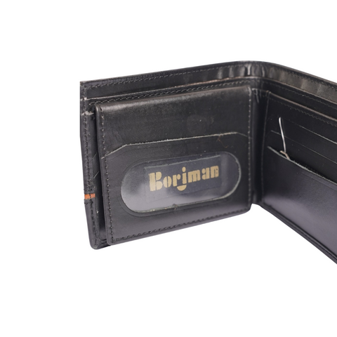 BLACK LEATHER WALLET